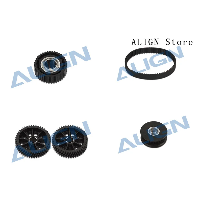 Align TB40 Belt Pulley Assembly Motor Drive Belt Slant Thread Main Drive Gear Tail Drive Belt Pulley Assembly Spare Parts