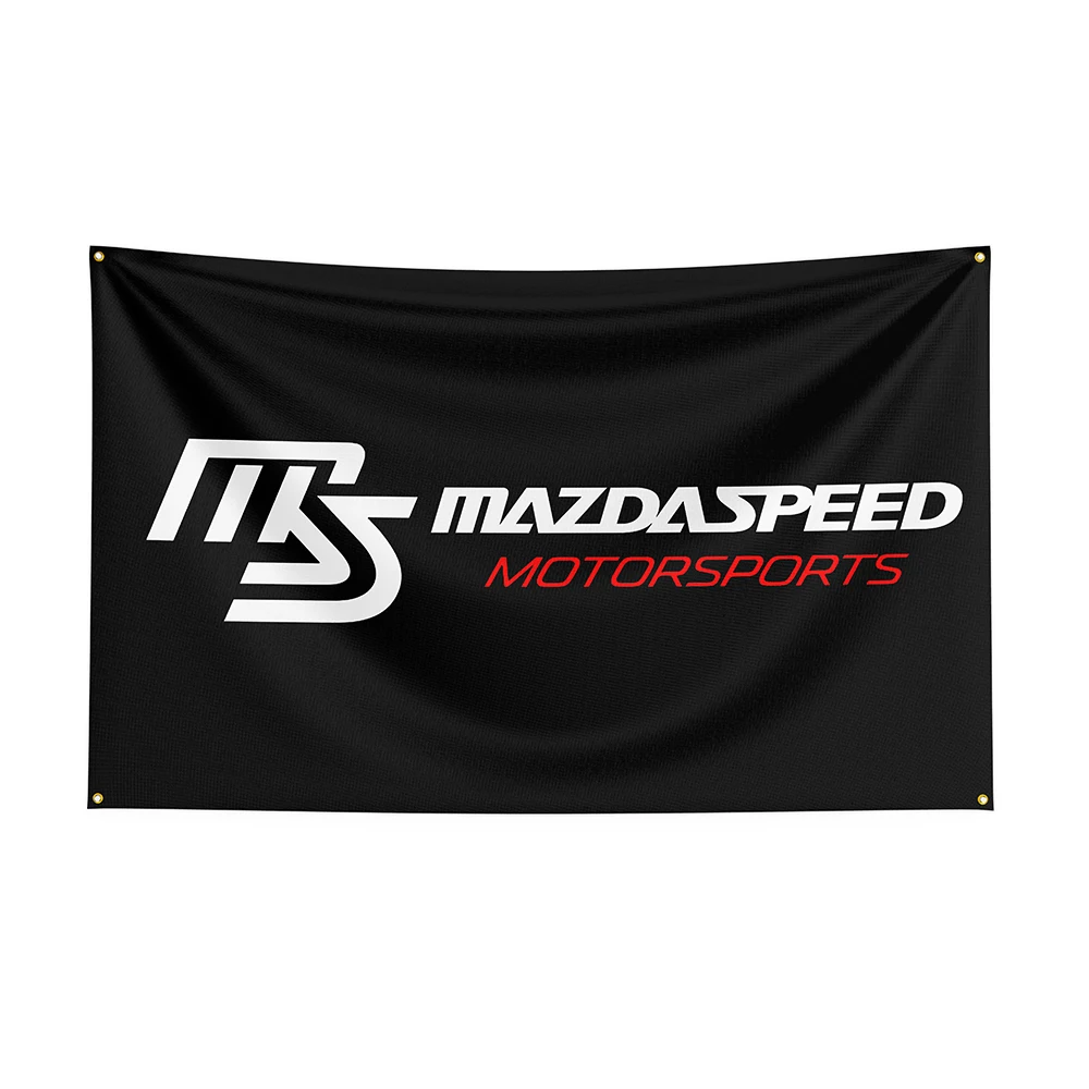 3x5 Ft Mazdaspeeds Flag Polyester Printed Racing Car Banner For Decor