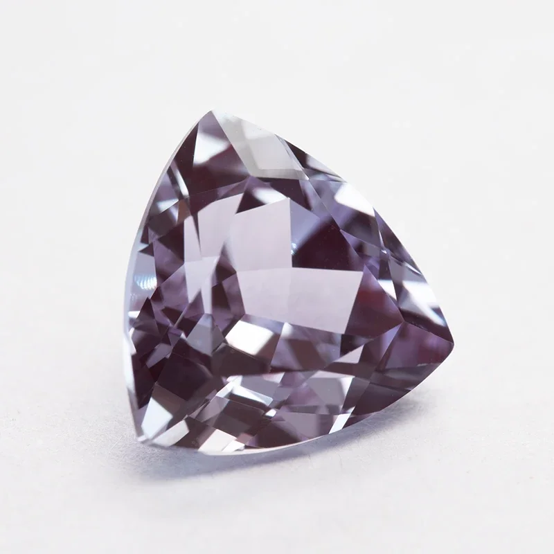 Im Labor gezüchteter Alexandritstein in verschiedenen Formen, violette Farbe, Charms-Perlen für DIY-Schmuckherstellung, Materialien wählbar, mit Zertifikat. – Detail 22