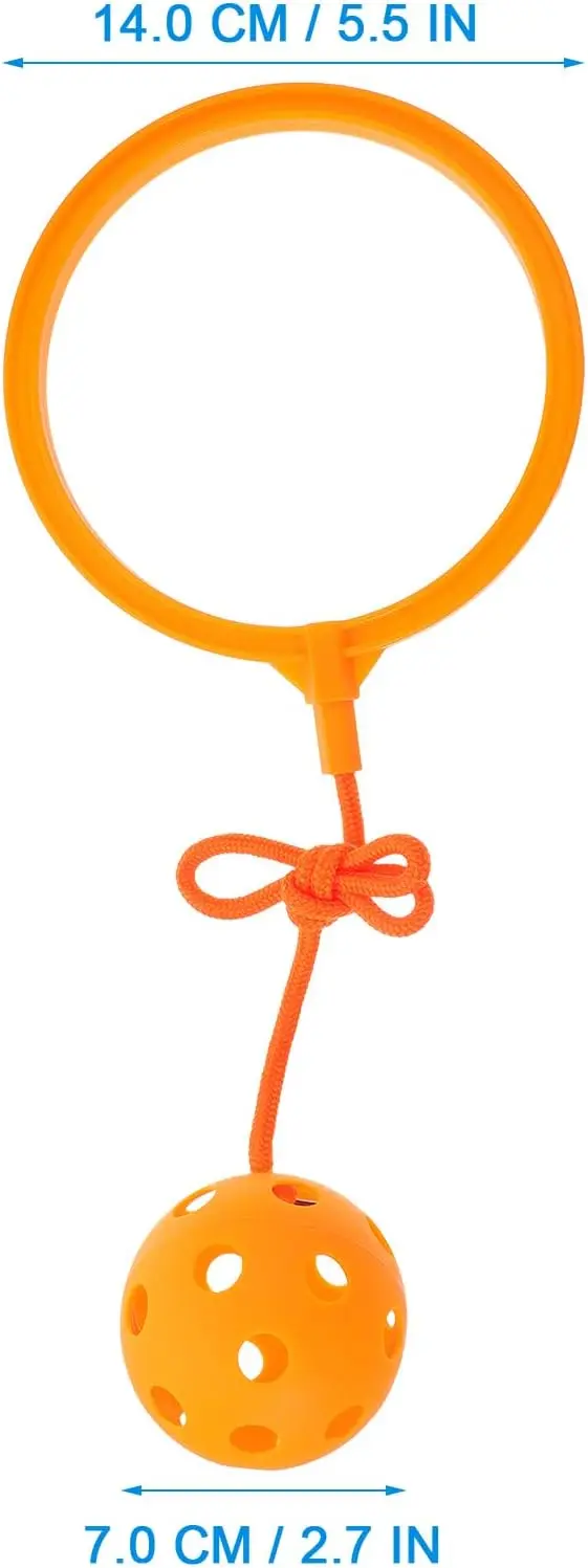 Kisangel 4pcs Jumping Ring Toys Kids Ankle Toy Ankle Skip Jump Ropes Ankle Skip Ball for Kids Teens Adults
