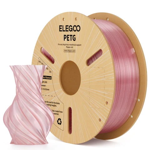 ELEGOO PETG нить полупрозрачная красная 1.75 мм 1 кг