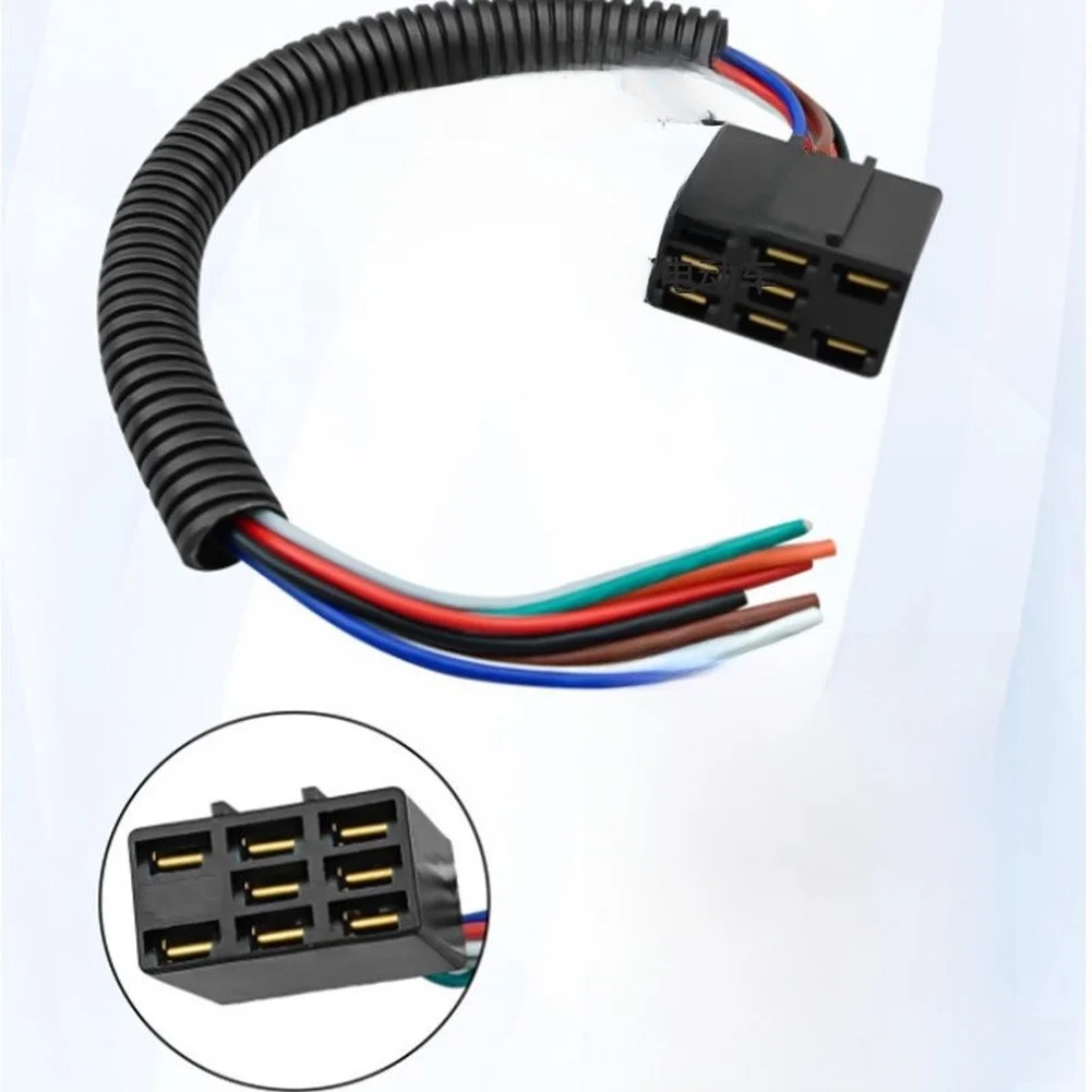 For Tough Conditions Mix-color 8 Pins Wire Harness Electrical Repair Solutions Connectors Brass Construction Material