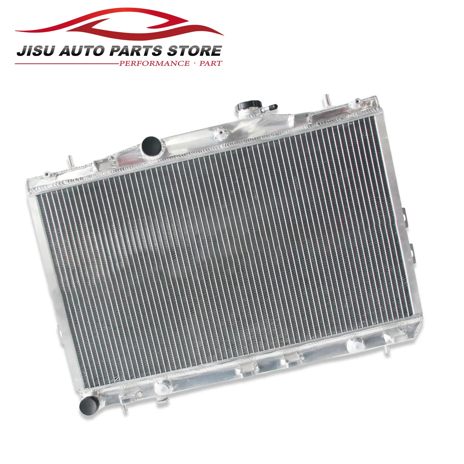 2 Row Aluminum radiator for 2001-2008 Hyundai Elantra Tiburon L4 V6 2.0L 2.7L 2002 2003 2004 2005 2006 2007