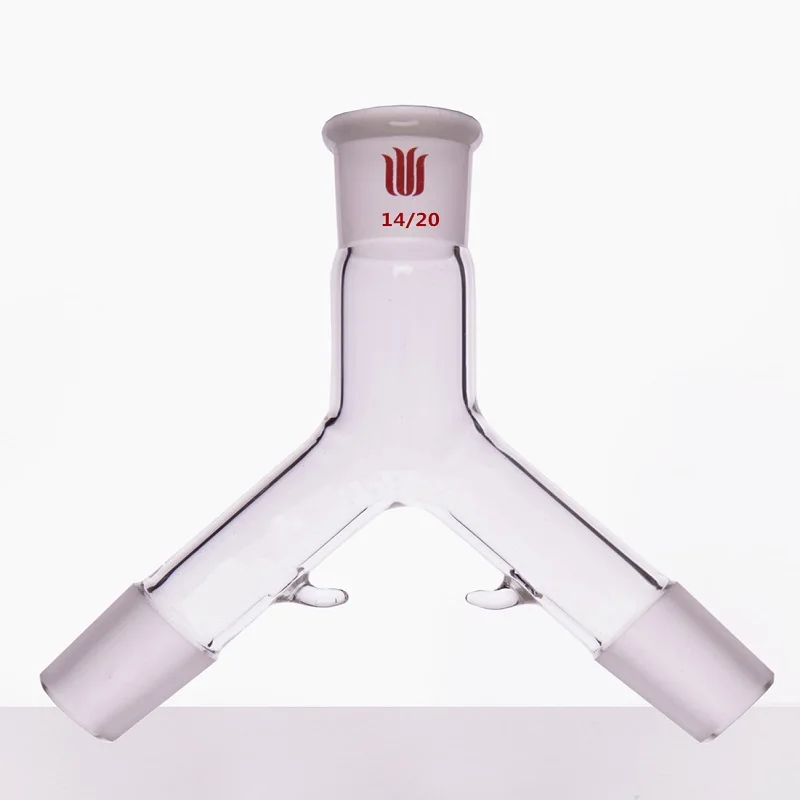 SYNTHWARE Inverted “Y” joint, ADAPTER, CONNECTING, Three-arm design for the assembly of three vessels, Borosilicate Glass, A10