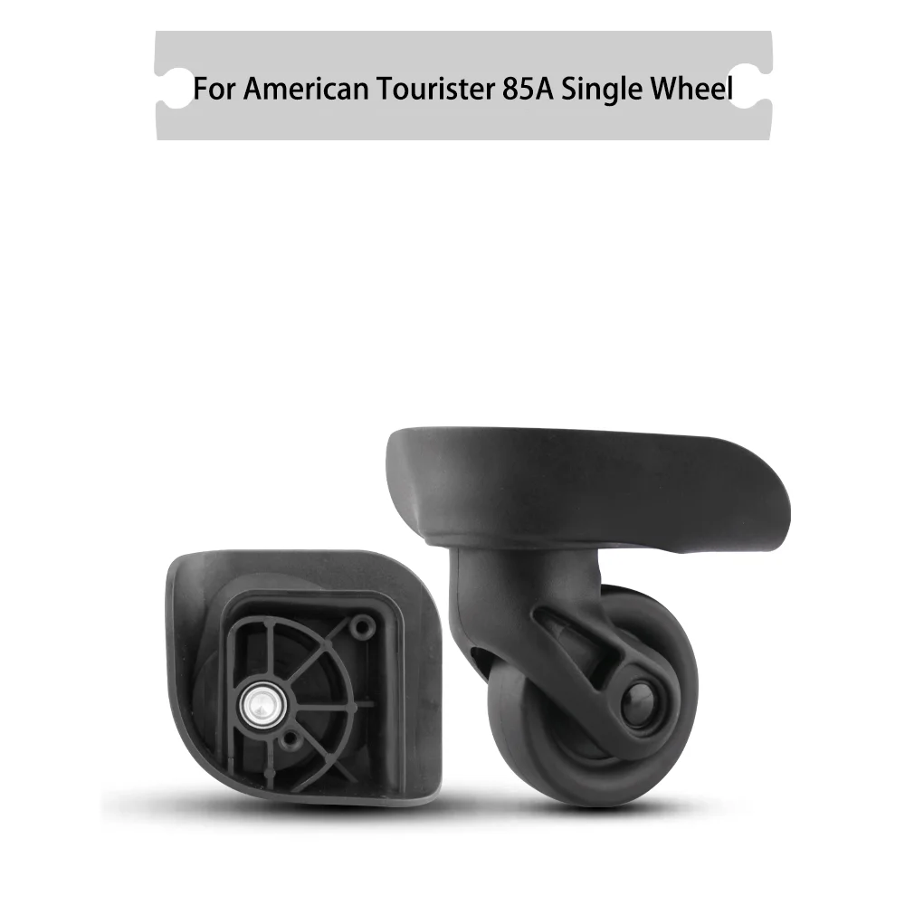 

For American Tourister 85A Universal Wheel Black Replacement Suitcase Rotating Silent Smooth Shock Absorbing Single Wheel