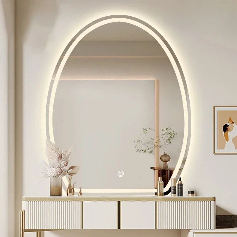 Korean Decorative Mirrors Aesthetic Vintage Nordic Decorative Mirrors Girls Bathroom Decorazioni Camera Bedroom Decor YN50DM