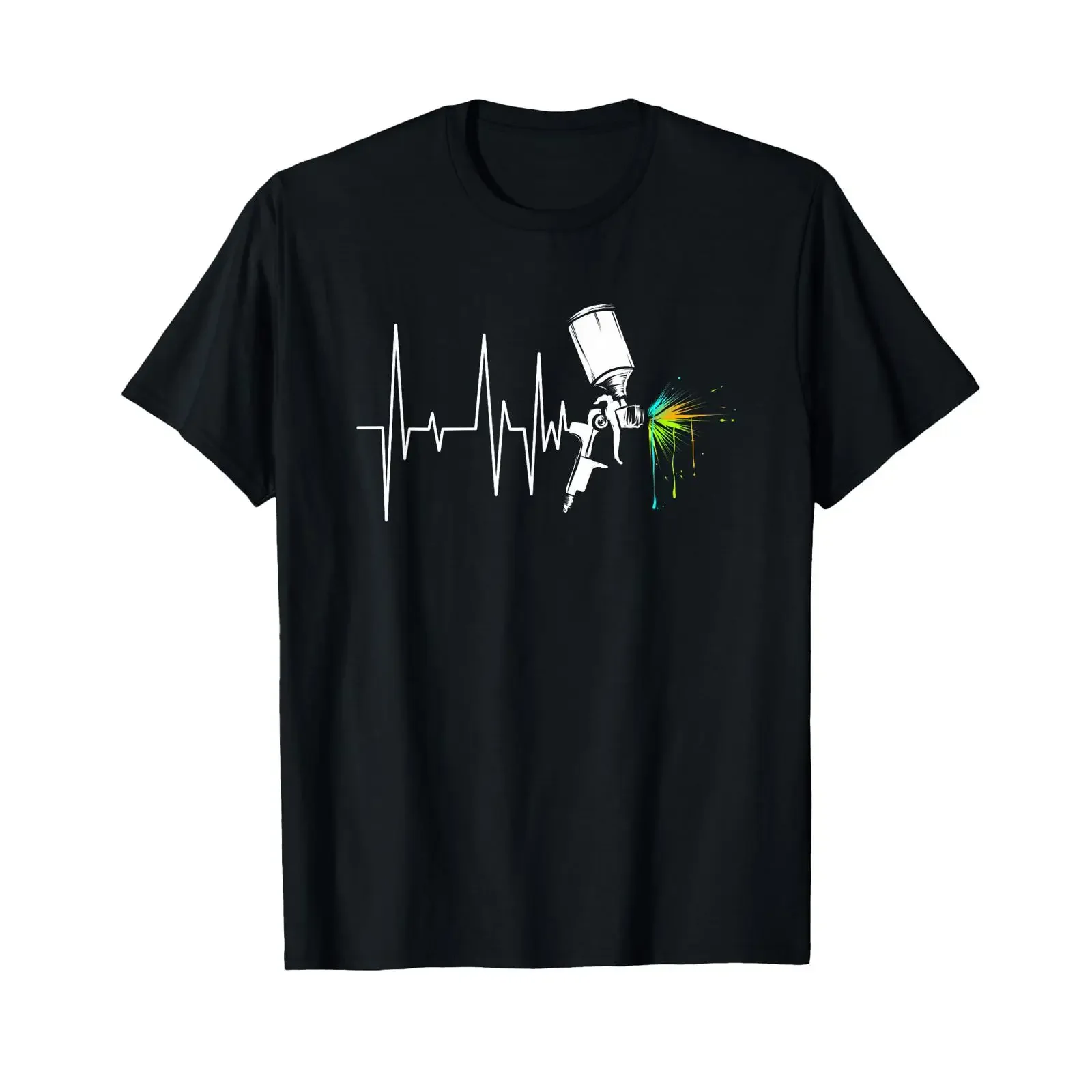 Painter amp Car Paint Heartbeat Heart Rate T Shirt vintage Washed Soft Unisex Breathable Stylish Top For Everyday Wear graphic
