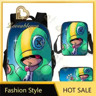 논쟁의 가방 세트 소년 Schoolbags 아이 레온 학교 배낭 소년 Bookbag 학생 Schoolbag 아이 펜 연필 가방 다시 학교로 Best5