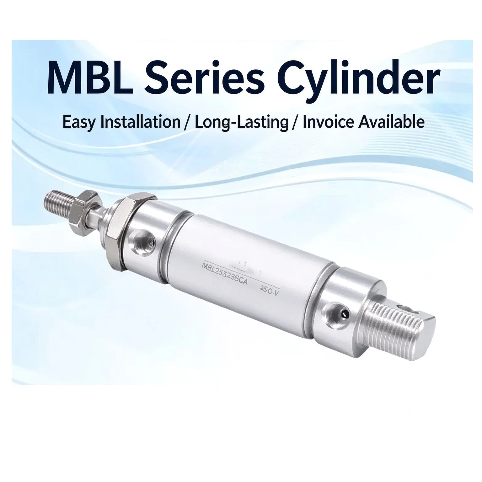 Small Pneumatic Cylinders MBL Series Aluminum Alloy Actuator with Magnet Bore Sizes 20mm to 63mm Strokes 25mm to 500mm for Indus