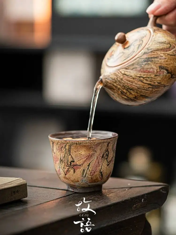 Hometown Pure Hand-Painted Underglaze Color Dunhuang Oil Painting Personal Dedicated Home Drinking Tea Master Cup