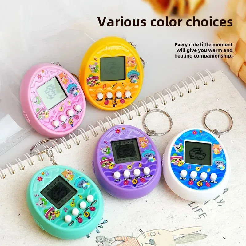 Kids Electronic Pets Game Tamagotchi Handheld Game Console Toy Classic Nostalgia Virtual Digital Pet Feeding Game Machine Toy