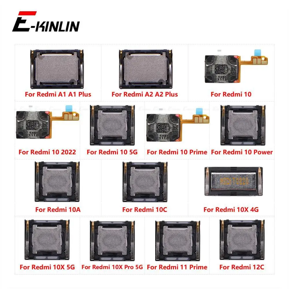 Earpiece Earphone Top Ear Speaker Sound Flex Cable For Xiaomi Redmi A2 A1 Plus 10 2022 10A 10C 10X 11 12C Pro Prime Power