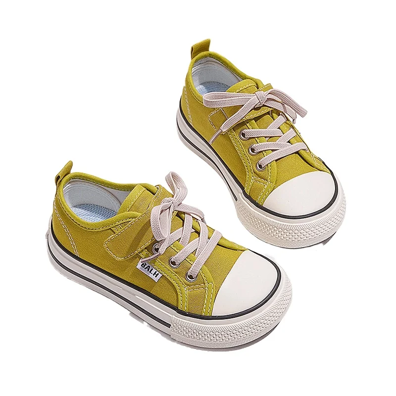 أحذية الأطفال اللوحية الفيلكرو رياض الأطفال فتاة حذاء طفل النسخة الكورية ربيع الخريف جديد بنين أطفال حذاء قماش كلاسيكي