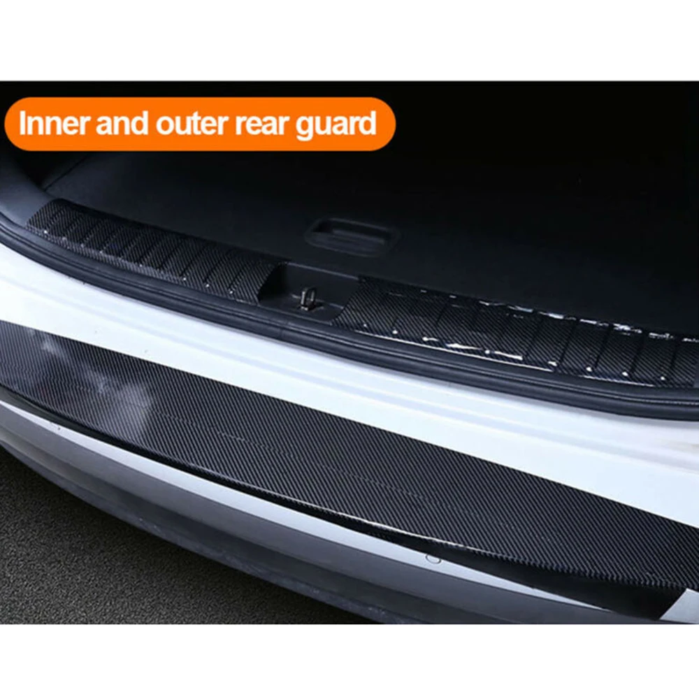 Cover Door Sill Protector Strip Scuff Sill Anti Carbon Fiber Scratch Strip Door Protector Protable Reliable Useful