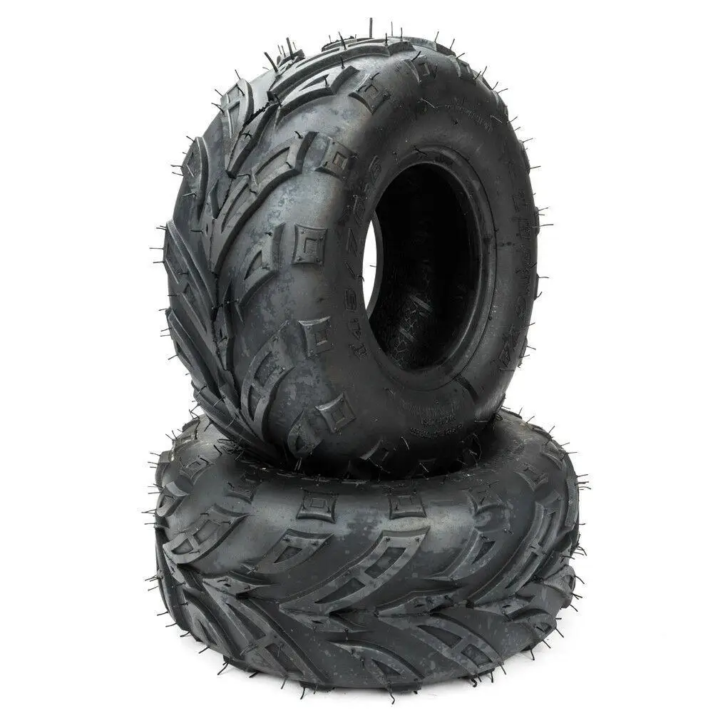 

2 ATV Go Kart Tires 145/70-6 4PR P361 B 4 Ply Rated Black New