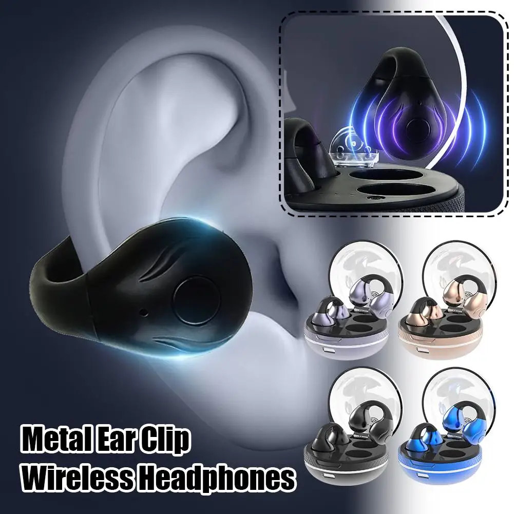 New Wireless Bluetooth Earphones 5.4 Clip On Hifi Sound Quality And Stylish Appearance Design Suitable For Android Ph T3v1