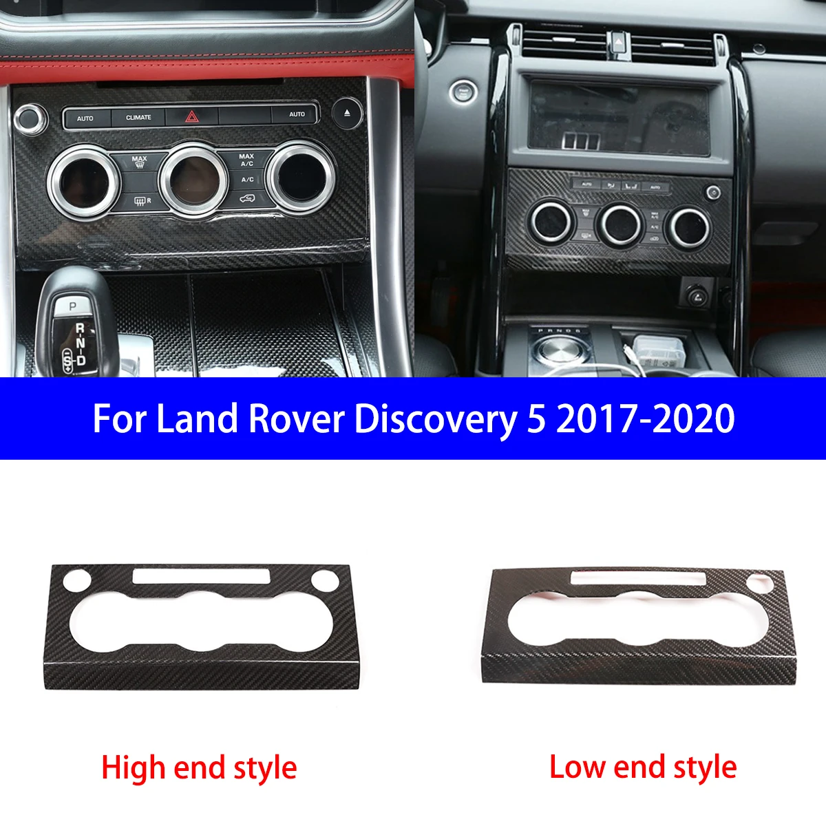 

Suitable for Land Rover Discovery 5 Dry Carbon Fiber Navigation Panel/interior Door Trim/gear Box Interior Package