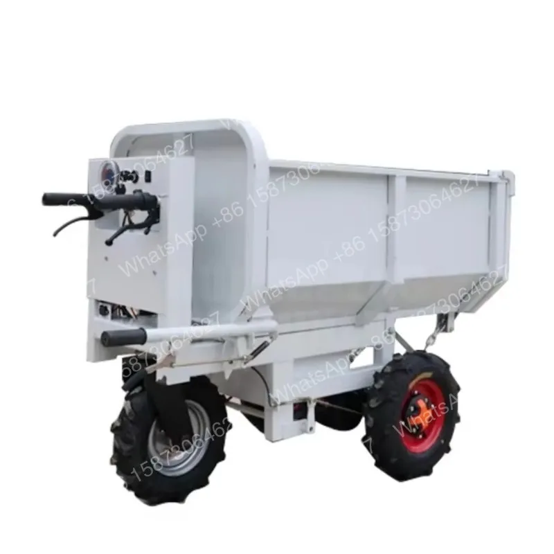 Carretilla Eléctrica de 3 Ruedas y 800 kg de Capacidad, Monociclo de Construcción