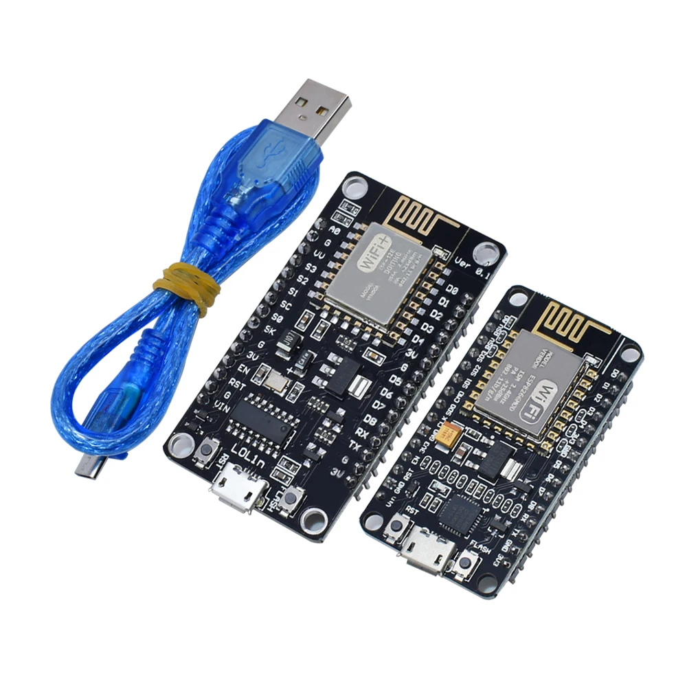 LIZAO NodeMcu V3 V2 ESP8266 ESP-12E WiFi IoT Module Lua CH340 CP2102 PCB Antenna IoT Development Board for DIY Projects