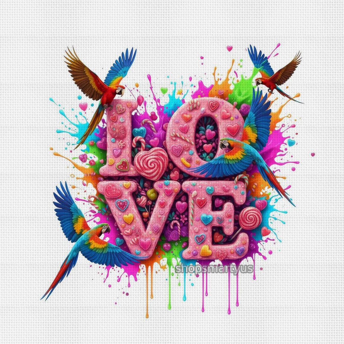 

Набор для вышивания крестиком «Перья любви», 11CT, для декора стен, подарок, ручная работа, без рамки, полуфабрикат, 36×36 см