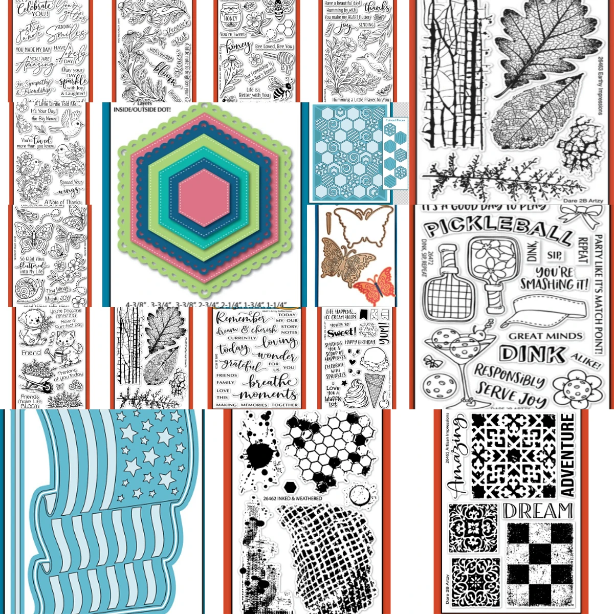 Clear Photopolymer Stamps - Scoops Of Happiness For DIY Scrapbooking Crafts Maker Photo Album Template Handmade Decoration 2026