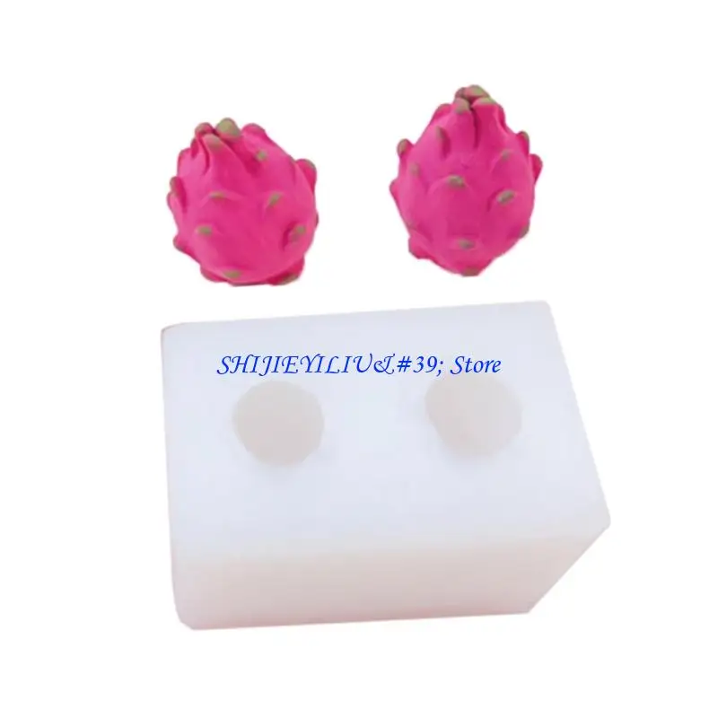 

E21F Permanent Heatproof Elastomer Molds In 4 Fruit Designs For Home Pastrycooks