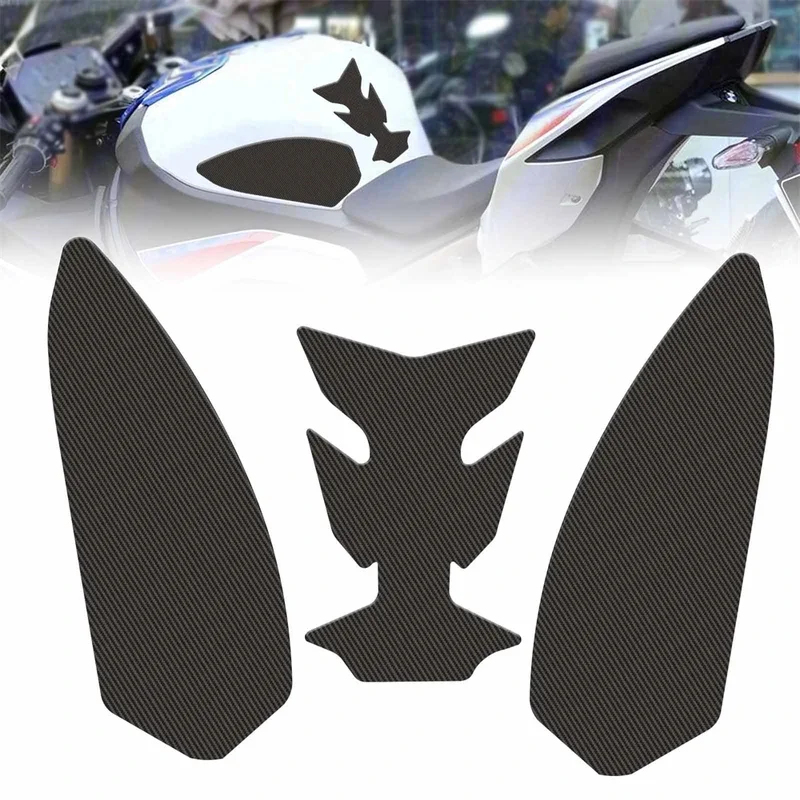 Motorcycle Anti Slip Fuel Oil Tank Pad Side Knee Grip Decal Protector Water Proof Sticke 3D For BMW S1000R S1000 R M1000R 2021