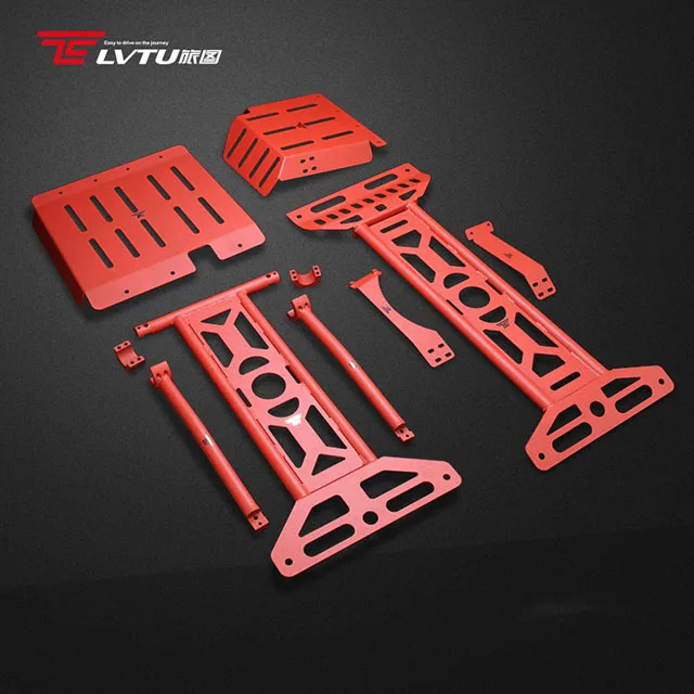 

New Product Car Protective Roll Cage for Jeep 17-19 Wrangler Chassis Guard Board Suspension Parts Strut Brace custom