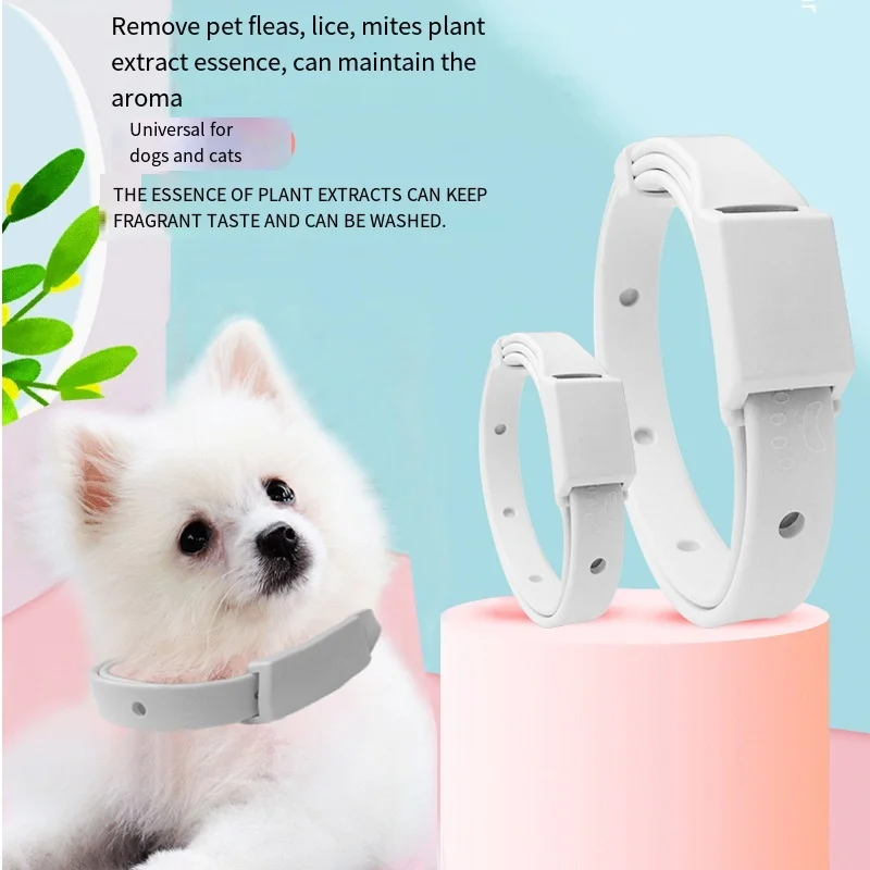 Essential Comfortable and Reliable Adjustable Anti-Flea Collar for Small Dogs and Cats - Protective and Long-lasting Antiparasit