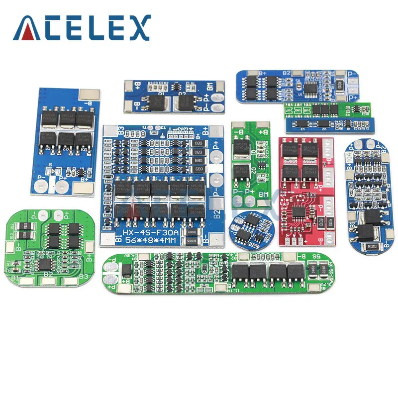 1S 2S 3S 4S 3A 20A 30A Li-ion Lithium Battery 18650 Charger PCB BMS Protection Board For Drill Motor Lipo Cell Module 5S 6S