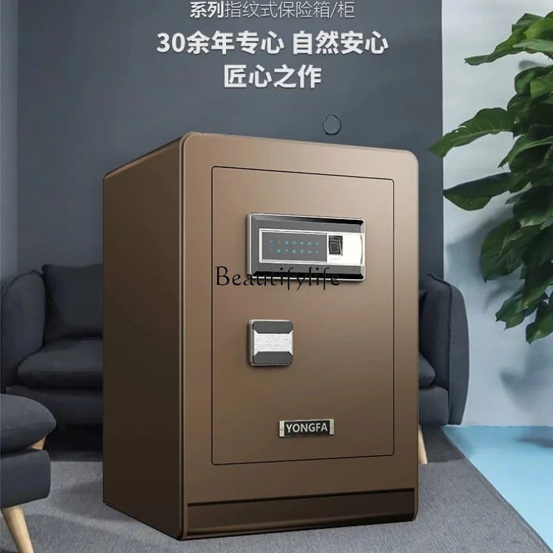 

Safe Box Household Authentication Small All-Steel Anti-Theft Fingerprint Password Large Office Safe
