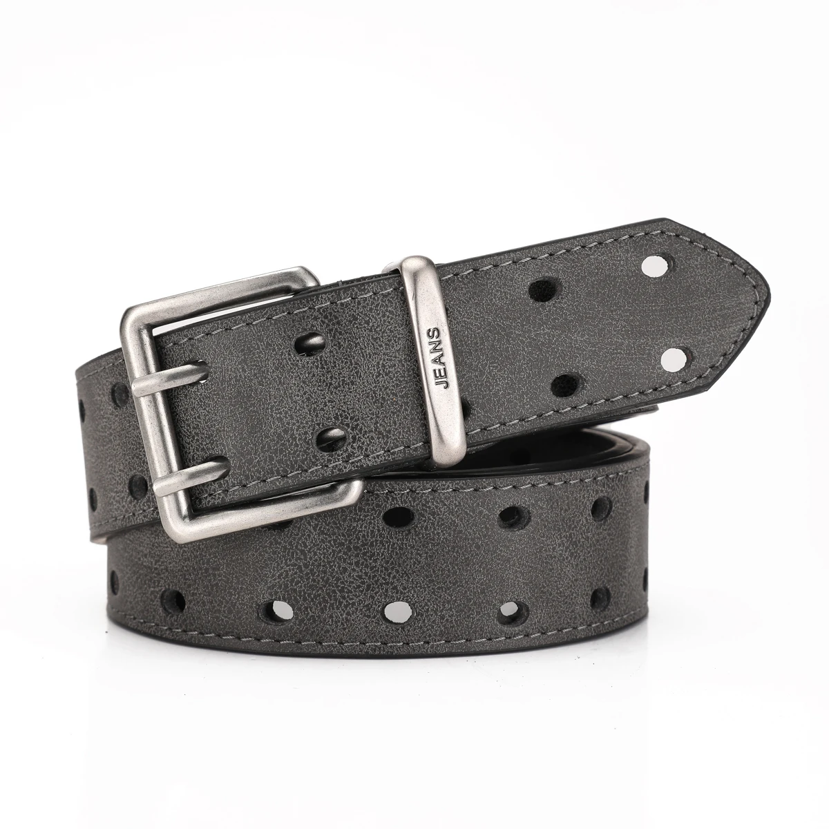 Ein Western-Style PU-Ledergürtel für Damen und Herren, ein Klassischer und Lässiger Retro-Gürtel – Detail 4