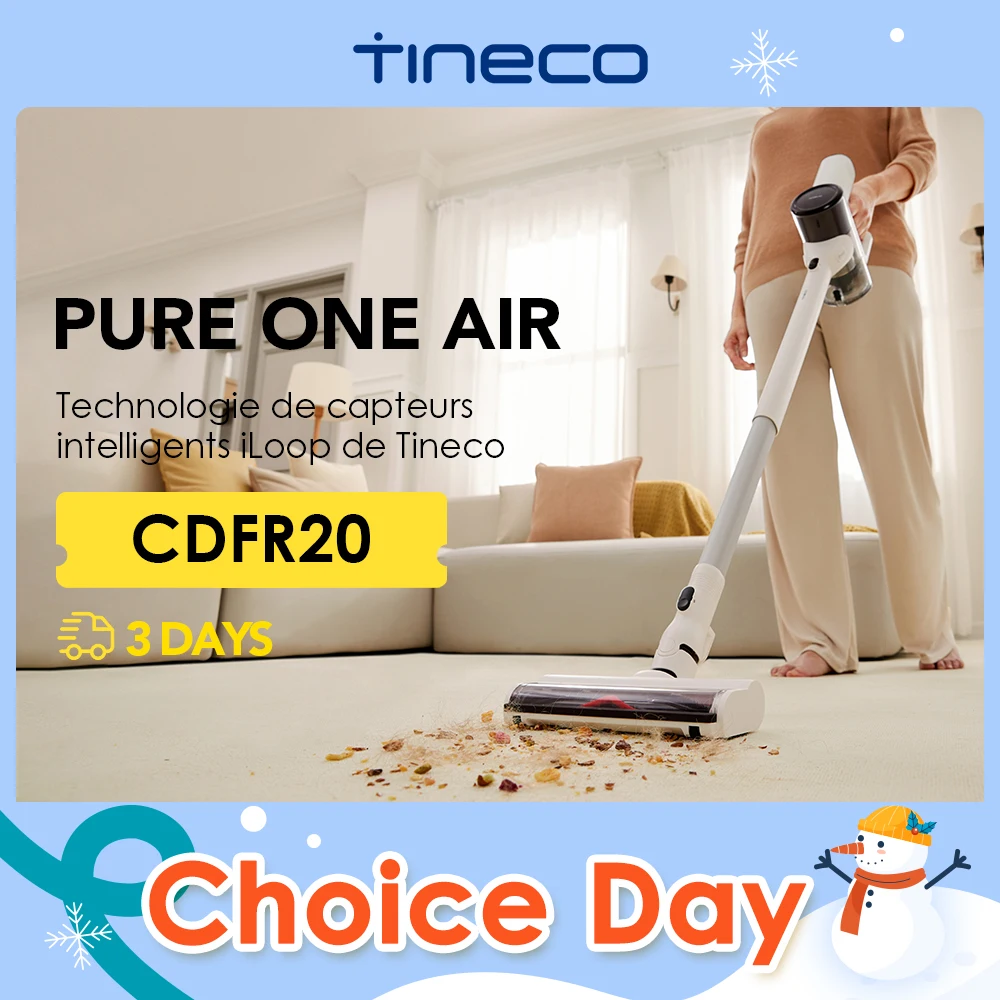 Tineco Pure One Air Cordless Vacuum Cleaner for Home Mop Super Lightweight Wireless Quiet Powerful Suction Cleaning Machine