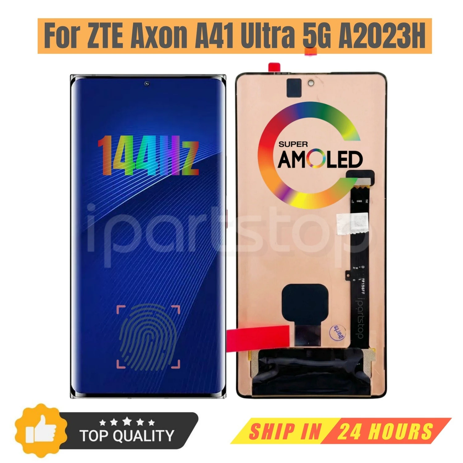 Ecran-de-remplacement-iparts-neuf-pour-zte-axon-a41-ultra-5g-a2023h-ecran-tactile-amoled-144hz-avec-numeriseur-assemblage-oem-toutes-fonctions