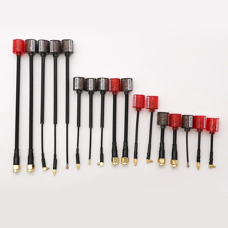 

Micro Lollipop5 RHCP 5.8G Antenna High Gain 2.8Dbi SMA/RP-SMA/MMCX/UFL Antenna For RC FPV Drone Transmitter Receiver Model Part