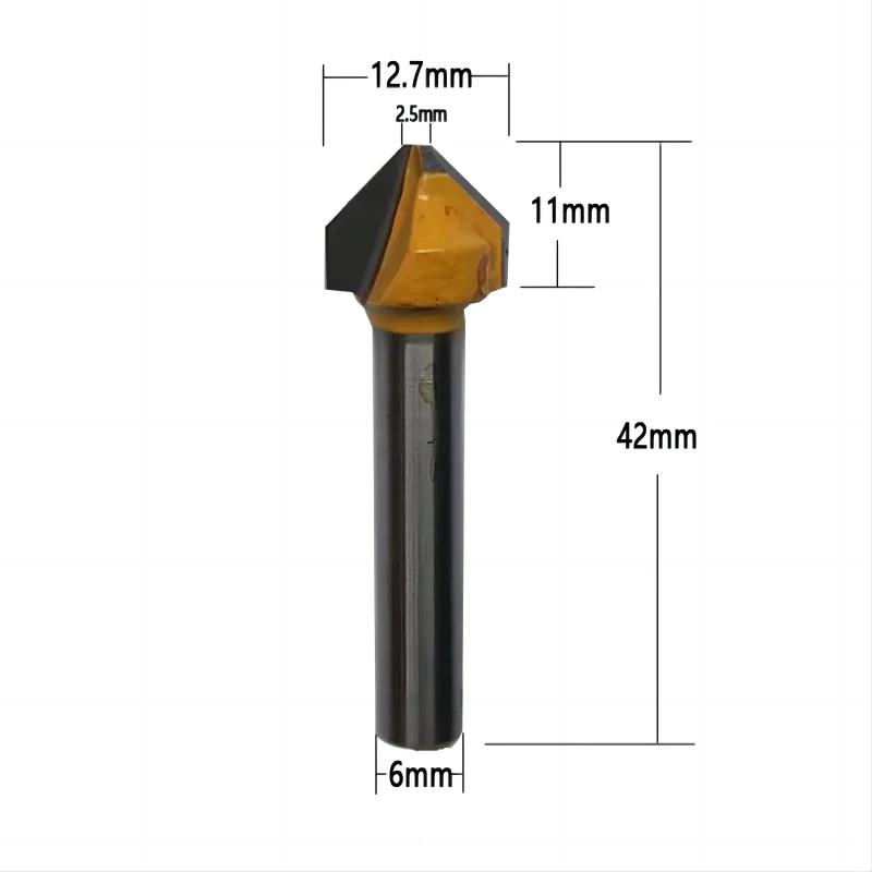 Imagem -04 - Haste Principal Lisa Amarela Diâmetro Exterior 12.7 mm 19.1 mm 108 135v mm mm 6.35 mm 90 Graus