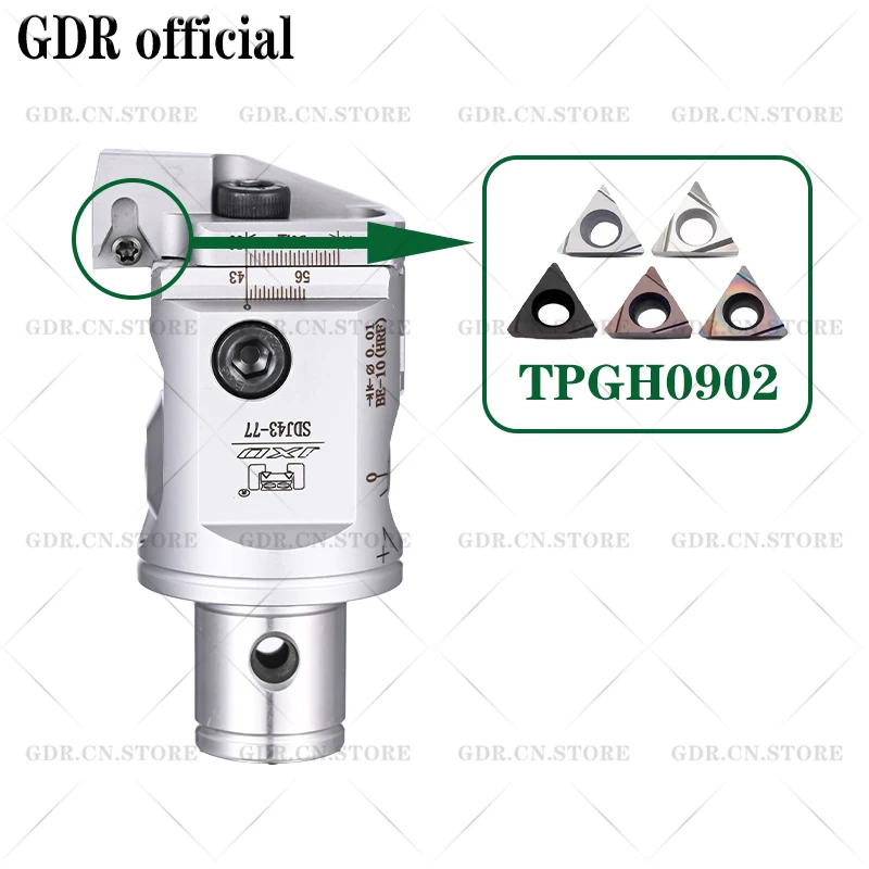 GDR SDJ SDJ29 SDJ35 SDJ43 SDJ51 SJD61 SJD82 SDJ113 Werkzeugkopf, BT40 SK40 HSK63A NT40 LBK Werkzeughalter, EWN RBH TCT SMS – Detail 2