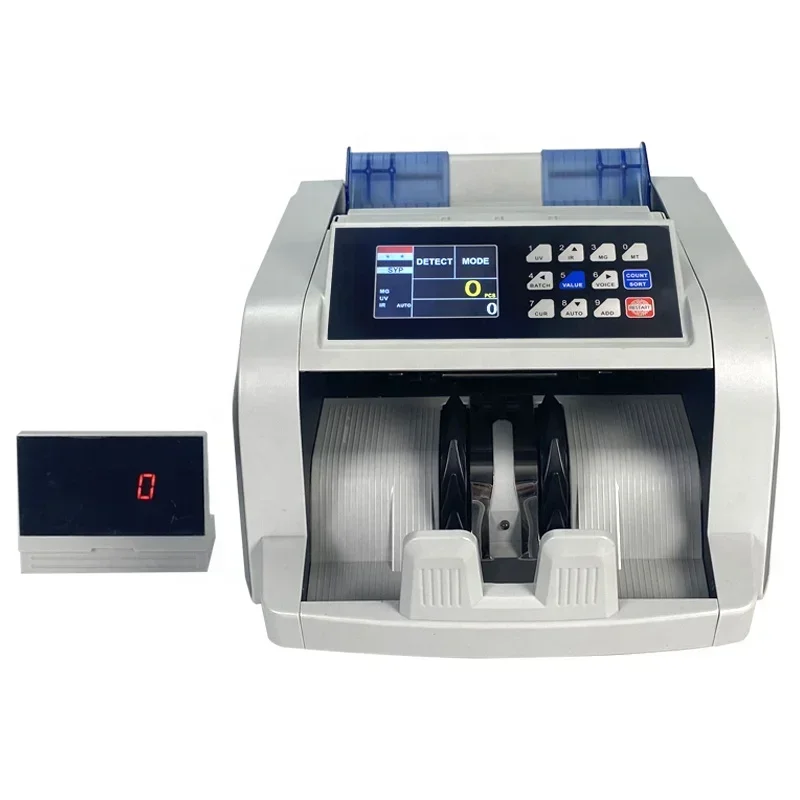 Hot selling 2820T2 TFT Display Money Counting Banknote Calculator Iraq Dinar Ghana Cedis Fake Cash Detector Bill Counter Machine