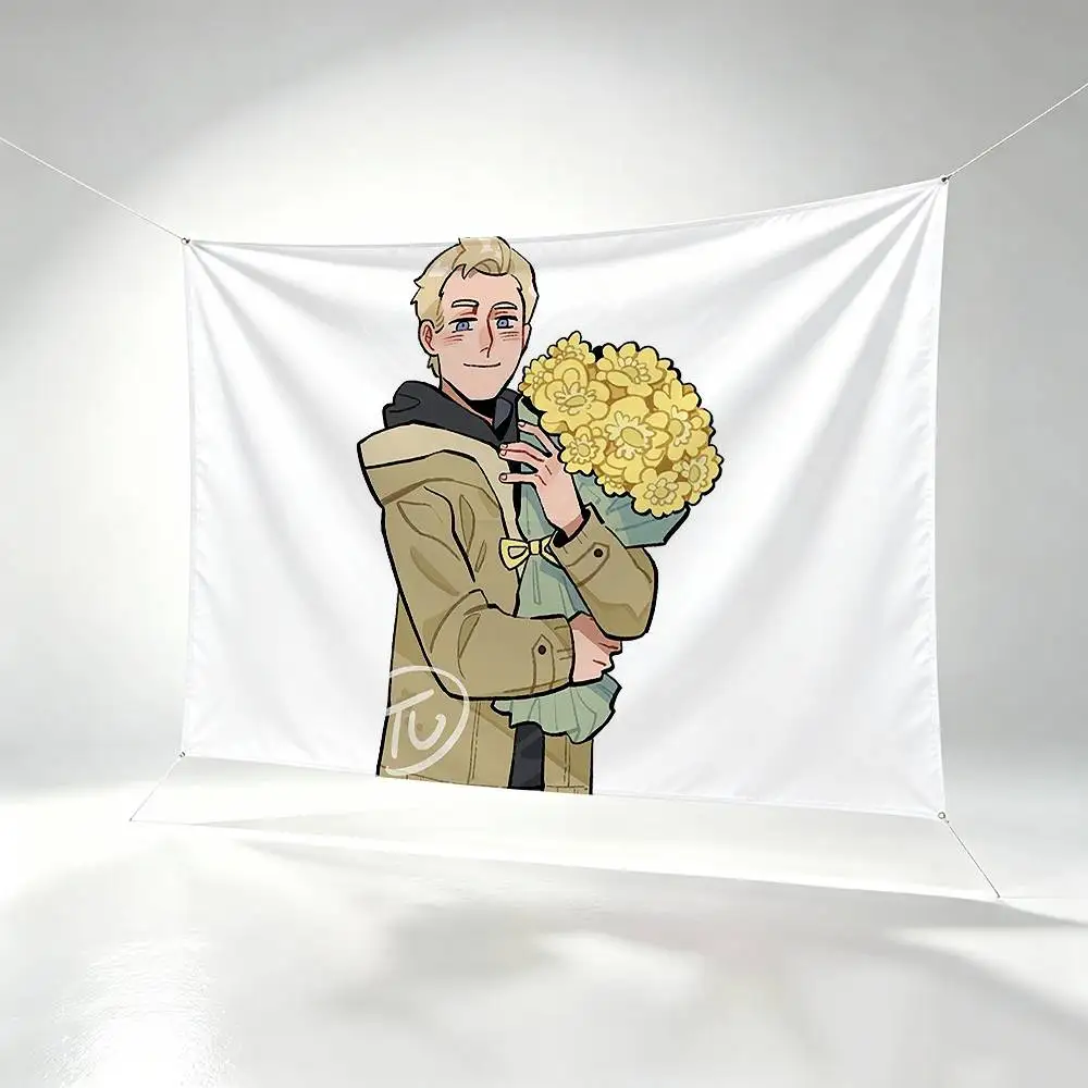 Resident evil Ethan Winters Flags Wall Hanging Background Art Banner for Bedroom Home Outdoor Decor
