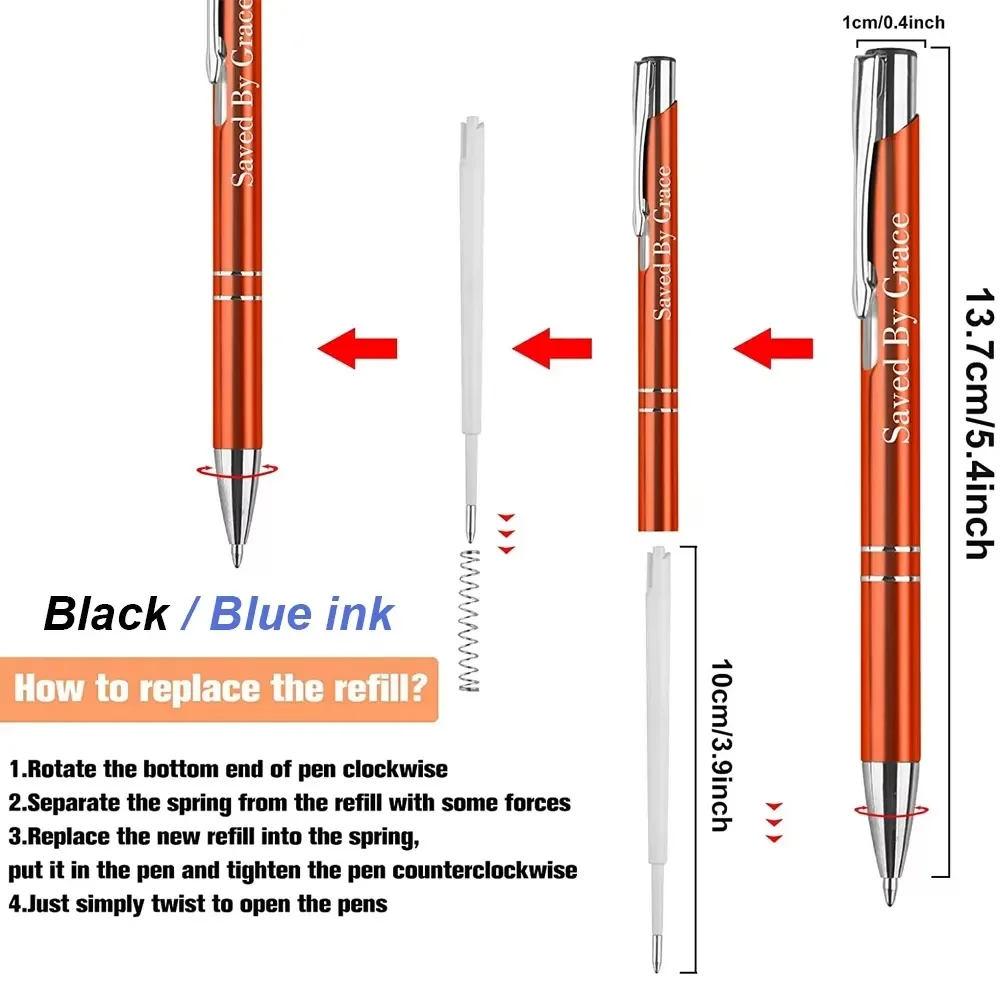 Hot Selling 100/50/20Pcs Personalized Advertising Custom Logo Metal Ballpoint Pen with Engraving Laser Brand for Promotional Gif view 2