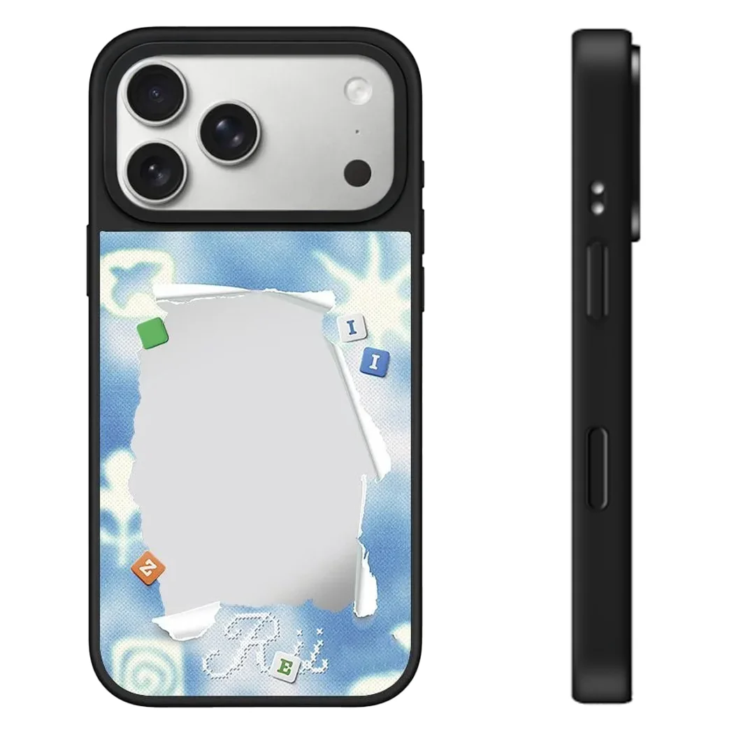 

Blue Sky Mirror Mirror / Acrylic Magnetic Case: Compatible with IPhone 17 16 15 14 13 12 Pro Max 17 Air