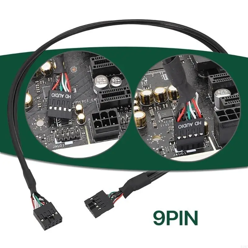 

9-контактный удлинительный кабель адаптера «мама-мама» 9-контактный соединительный шнур Двухжильный изолированный шнур 30/50/70