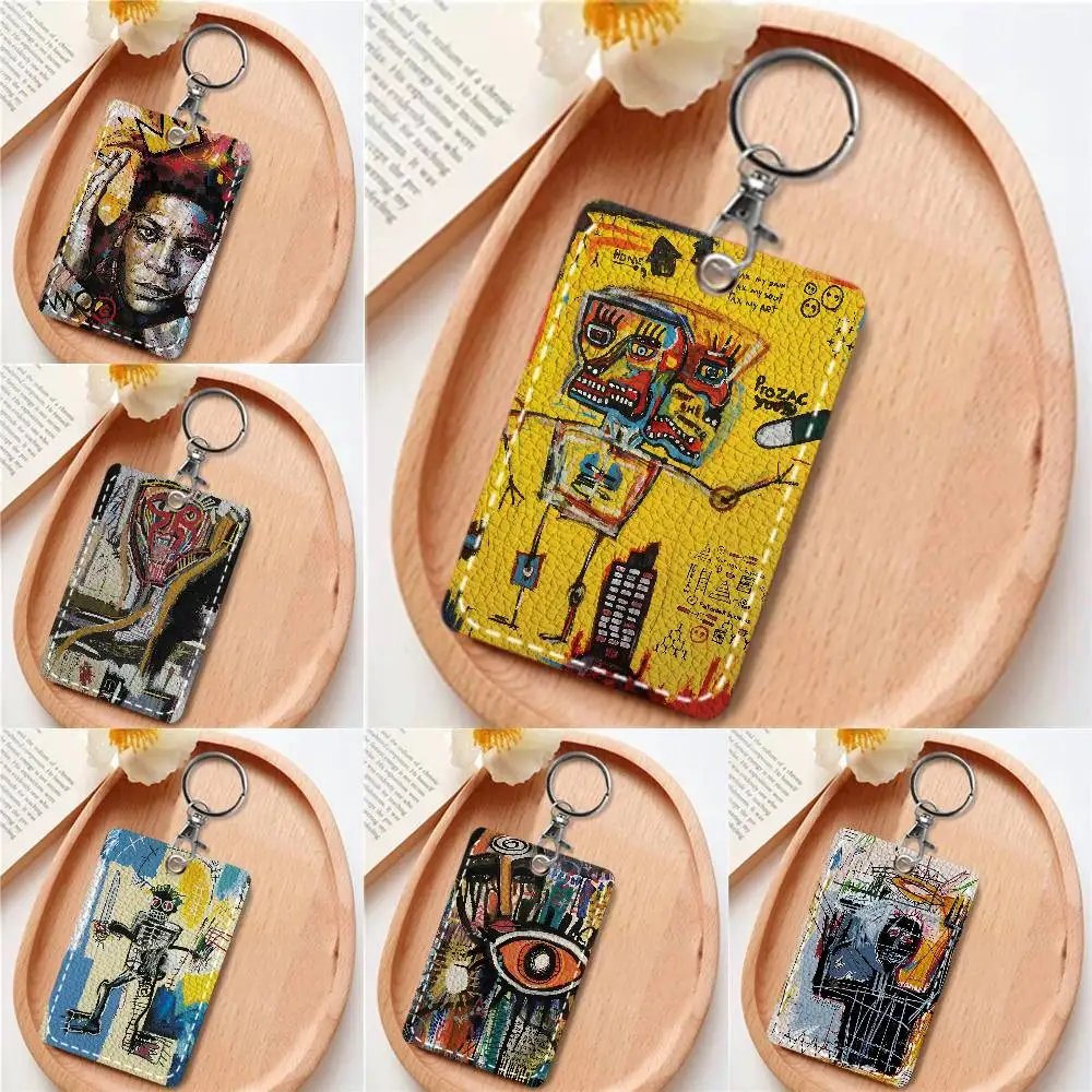 

Классический держатель для карт J-Jean-M-Michel Graffiti в стиле аниме, подходит для кредитных карт, проездных билетов, из мягкой кожи.