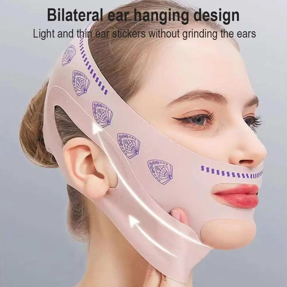 1pc Beauty Face Sculpting Sleep Mask Fast V-face Lifting Tightening Bandage Anti Wrinkle Non-electric Physical Facial Shaping