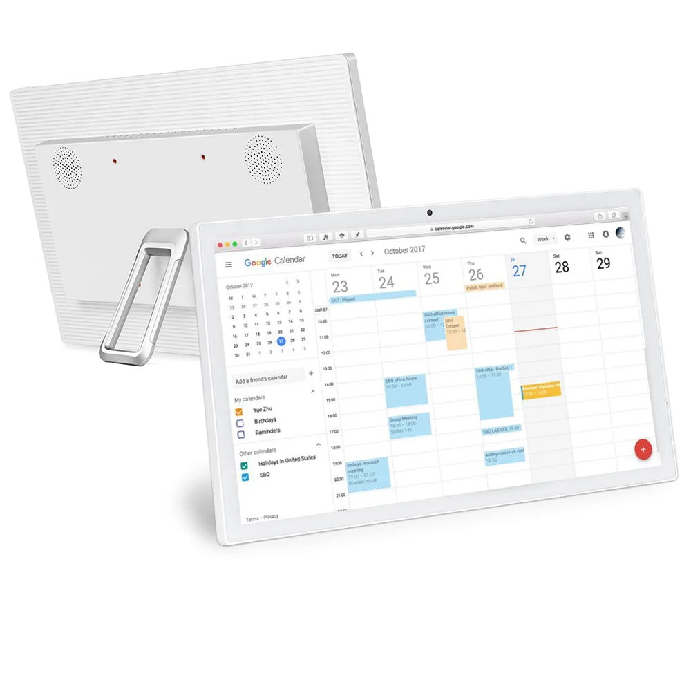 2025 hot sale  21.5 Inch White Android Digital Calendar Chore Chart Touch Screen  Display Family Schedules Weekly Planner