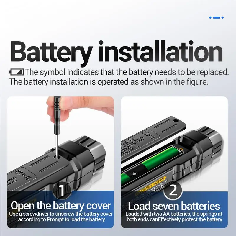 Combustible Leak Detector Natural Air Tester Stick With Audible And Visual Alarm Combustible Air Sensor Tester For Indoor