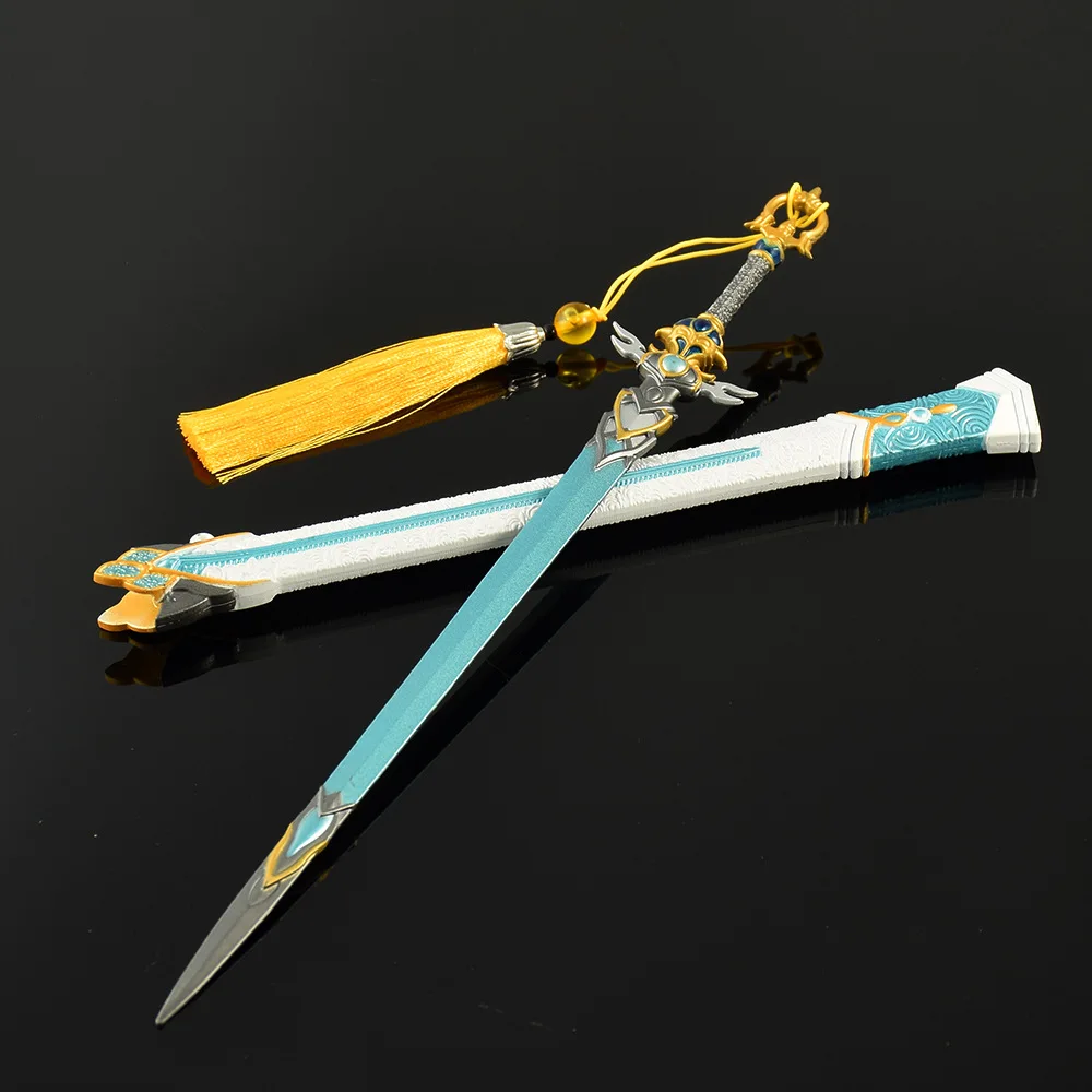 30 cm/11.81in Anime Koud Wapen Wapen Model, Volledig Metalen Handwerk Ornament Maanlicht Zwaard Speelgoed Collectie Zwaard Populaire Jongen Gift