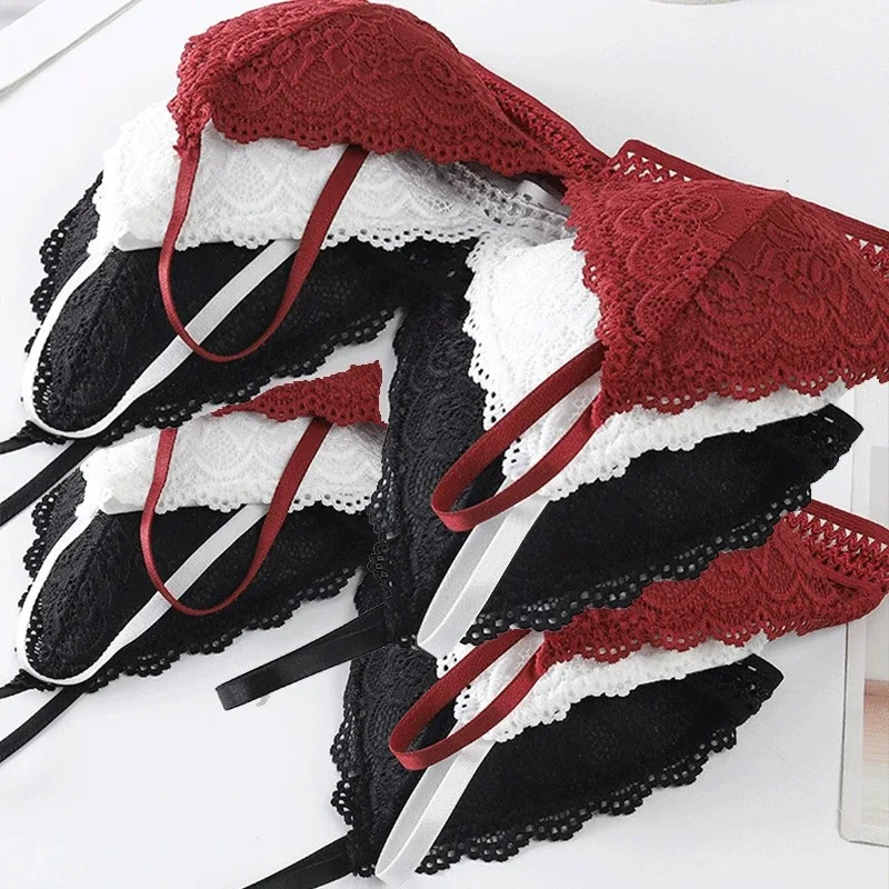 Sexy Deep V Lace Br… - image