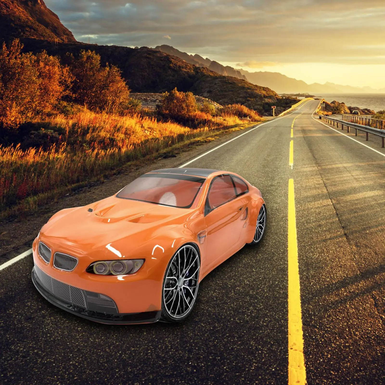 

10.24'' Wheelbase RC Car Body Shell Cover, Touring road Car Body Shell Replacement