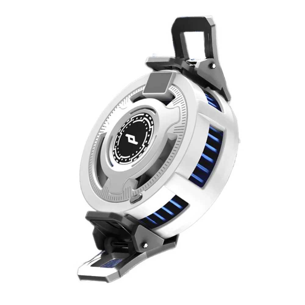 

ABS Magnetic Phone Cooler RGB Digital Display Back Clip Type Cooler Type C Interface Detachable Semiconductor Cooling Fan